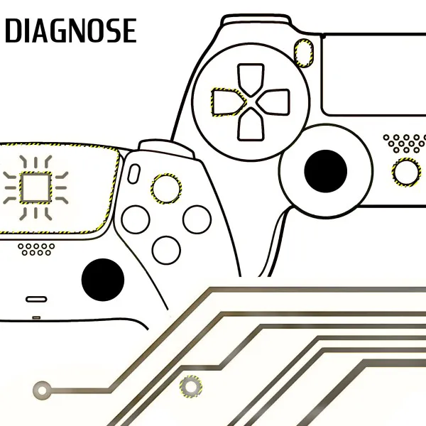 Controller Fehlerdiagnose Service PS4 PS5 Xbox Controller
